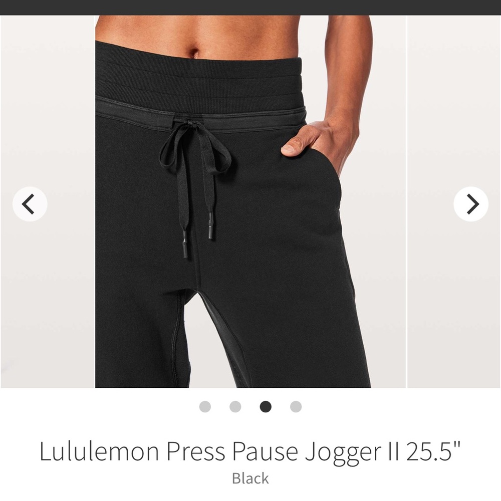 Lululemon Press Pause Jogger Ii In Black